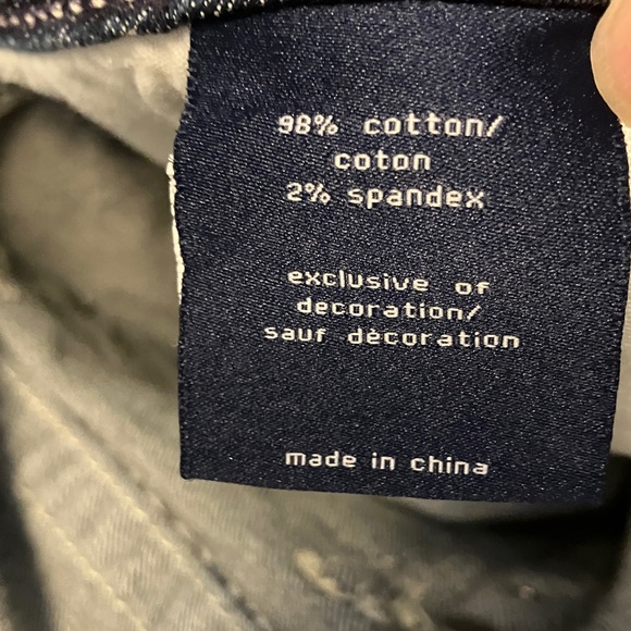 Vigoss Dark Blue Boot Cut Jeans with White Stitching - Picture 9 of 11